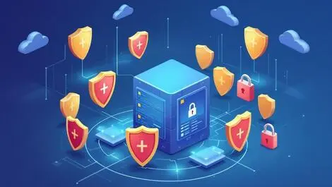 Secure digital container with shields locks cloud infrastructure security