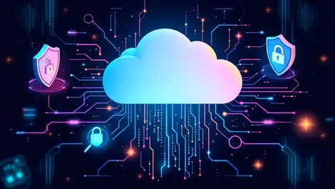 Cloud cyber threat detection digital security data streams shields