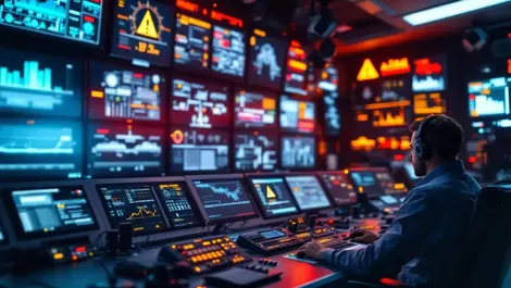 Industrial control room security challenges critical infrastructure alerts