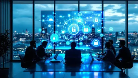 Uk c suite meeting ai automation vs cyber security risk london